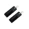 boshiho Genuine Leather Pen Holder 2 Pack Boshiho Pen Pencil Holders for Badge Holder or Neck Lanyard Black 1