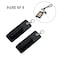 boshiho Genuine Leather Pen Holder 2 Pack Boshiho Pen Pencil Holders for Badge Holder or Neck Lanyard Black 1