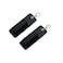 boshiho Genuine Leather Pen Holder 2 Pack Boshiho Pen Pencil Holders for Badge Holder or Neck Lanyard Black 1