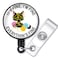 GEYGIE Its Fine Im Fine Everything s Fine Badge Reel Retractable with Alligator Clip Funny Black Cat ID Badge Holder Gift for Firefighters Office Worker Boss Nurse Doctor Teachers Cat Lovers