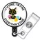 GEYGIE Its Fine Im Fine Everything s Fine Badge Reel Retractable with Alligator Clip Funny Black Cat ID Badge Holder Gift for Firefighters Office Worker Boss Nurse Doctor Teachers Cat Lovers