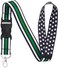 Great 1 Thin Green Line American Flag Office Lanyard Badge and ID Holder