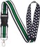Great 1 Thin Green Line American Flag Office Lanyard Badge and ID Holder
