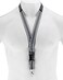 Great 1 Thin GreyGray Line American Flag Office Lanyard Badge and ID Holder
