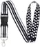 Great 1 Thin GreyGray Line American Flag Office Lanyard Badge and ID Holder