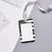 Groamaup Thin Blue Line USA American Flag Badge Holder Id Card Case Wallet with Soft Lanyard for School Office Conference