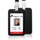 HiCycle2 Hard Black Vertical Plastic Card Case Protector Pouch with Clear Window with Detachable Lanyard ID Card Holder for Office School ID Credit Cards Proximity Key Cards Drivers Licenses and Passe
