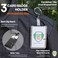 Specialist ID Hard Plastic 3 Card Badge Holder with Retractable Reel Retracting ID Lanyard Features Belt Clip Carabiner Rigid Vertical CAC Holder Top Load Holds Three Cards by Black