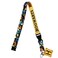 Bioworld Harry Potter Hogwarts Lanyard with Metal Charm ID Card Holder and Collectible Sticker