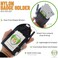 Specialist ID Heavy Duty Badge Wallet with Pen Loop Holder Double Pocket Key Card Holder Clear Front Display Window Secure Back Pouch for Cards Money Flash Drive and More by Black