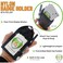 Specialist ID Heavy Duty Badge Wallet with Pen Loop Holder Double Pocket Key Card Holder Clear Front Display Window Secure Back Pouch for Cards Money Flash Drive and More by Black