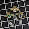 Heyah 3 Pack Bling Rhinestone Bee Badge Reel Holder Lightweight ID Badge Holder Retractable Women Nurse Name Badge Holder Belt Clip