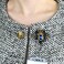 Heyah 3 Pack Bling Rhinestone Bee Badge Reel Holder Lightweight ID Badge Holder Retractable Women Nurse Name Badge Holder Belt Clip