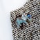 Heyah Blue Bling Elephant Badge Reel Retractable Badge Holder with Belt Clip IDName Badge Clip for Women Nurse