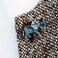 Heyah Blue Bling Elephant Badge Reel Retractable Badge Holder with Belt Clip IDName Badge Clip for Women Nurse