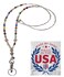 Hidden Hollow Beads Multi Cancer Awareness Womens Hand Beaded Lanyard 34 USA ID Badge Card Holder Teacher Gift Nurse Keys Cruise Phone