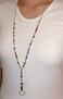 Hidden Hollow Beads Multi Cancer Awareness Womens Hand Beaded Lanyard 34 USA ID Badge Card Holder Teacher Gift Nurse Keys Cruise Phone