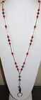 Hidden Hollow Beads Womens SUPER SLIM Hand Beaded USA Lanyards for ID Badges Cards Teacher Cruise Keys Cell Phone 34