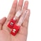 Honbay 50PCS Plastic Badge Clips with PVC Straps ID Strap Clip Adapter for ID Card Business Card Badge Holder etc
