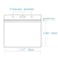 Leader Jin Horizontal Name Tag Holders and Metal Badge Clips with Vinyl Strap Waterproof PVC ID Card Holder Horizontal 236x374 50pack