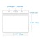 Leader Jin Horizontal Name Tag Holders and Metal Badge Clips with Vinyl Strap Waterproof PVC ID Card Holder Horizontal 236x374 50pack