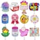 Hotlea 12 PCS Funny Badge Reels Bulk Cute Nurse Badge Holders Retractable Id Clip Colorful Nursing Medical Asssitants RN LPN CNA Buddy Accessories for Work