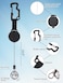 Coinarin ID Badge Holder Retractable Clip Heavy Duty Carabiner Badge Reels Retractable Lanyard Keychain with Tactical Work Cards Holder Key Ring and Lobster Claw Clasp
