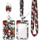 Wenboco ID Badge Holder with Lanyard Retractable Badge Reel Cute Funny ID Card Holder Cartoon Mouse Themed Gift Lanyards for ID Badges Vertical ID Protector Badge Clip for Nurses Doctors Teachers Busi