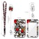 Wenboco ID Badge Holder with Lanyard Retractable Badge Reel Cute Funny ID Card Holder Cartoon Mouse Themed Gift Lanyards for ID Badges Vertical ID Protector Badge Clip for Nurses Doctors Teachers Busi