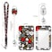 Wenboco ID Badge Holder with Lanyard Retractable Badge Reel Cute Funny ID Card Holder Cartoon Mouse Themed Gift Lanyards for ID Badges Vertical ID Protector Badge Clip for Nurses Doctors Teachers Busi