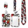 Wenboco ID Badge Holder with Lanyard Retractable Badge Reel Cute Funny ID Card Holder Cartoon Mouse Themed Gift Lanyards for ID Badges Vertical ID Protector Badge Clip for Nurses Doctors Teachers Busi