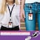 Boutilon ID Badge Holder with LanyardRetractable ID Badge Card Holders Detachable Neck Lanyard Strap with Badge Reel and Vertical ID Holder for Nurse Students Teachers Office StaffMeteor