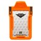 ID Stronghold Identity Stronghold Secure RFID Badge Holder for 1 Card Heavy Duty Hard Plastic ID Badge Holder USA Molded and Assembled FIPS 201 Approved RFID Blocking Security Orange