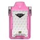 ID Stronghold Identity Stronghold Secure RFID Badge Holder for 1 Card Heavy Duty Hard Plastic ID Badge Holder USA Molded and Assembled FIPS 201 Approved RFID Blocking Security Pink