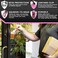 ID Stronghold Identity Stronghold Secure RFID Badge Holder for 1 Card Heavy Duty Hard Plastic ID Badge Holder USA Molded and Assembled FIPS 201 Approved RFID Blocking Security Pink