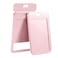 JINEASY ID 2 Pack Work ID Badge Holder Hard Plastic Vertical ID Badge Protector Pink
