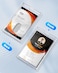 KTRIO ID Badge Holder Clear Acrylic Card Holder with Thumb Slot Holds 2 Cards Vertical Badge Holder for Nurses Students Office Staff 2 Pack