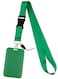 moxunmo Lanyard ID Holder Green Lanyard for Keys ID Badges Keychain Vertical Name Badge Holder with Clip