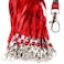 SLanC Lanyards 50 Pcs Bulk Lanyard for Id Badges Flat Red Lanyard with Badge Clip Swivel Hook 50 Red