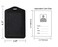 Larpur Pack of 2 Genuine Leather Badge Holders with 1 Clear ID Window Vertical ID Card Holders for Work School Exhibition Black