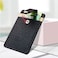 Larpur Retractable ID Badge Holder Vertical PU Leather ID Card Holder Detachable Neck Lanyard with 1 Clear Window 2 Card Slots Suit for Teachers Students Doctors Nurses Office Employees Black