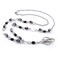 LUXIANDA Generous Lanyard for Keys Badge Lanyards for Women ID Necklaces Badge Holder Stainless Steel Chain