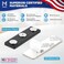 Mata1 USA 3 Badge Holder Magnets 175 x 05 inches Name Tag Magnet Backs w 3 ExtraStrong Neodymium Magnets for ID Badge Holders