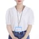 Miayon Beaded Lanyards ID Lanyard Badge Holder for Women Teacher Neck Bead Chain Lanyards for Glasses Card Holder Face Mask Cellphone