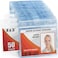 MIFFLIN USA Card Protector Clear 4x3 Inches 50 Pack Waterproof and Resealable Horizontal Plastic ID Name Badge Holders