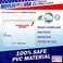 MIFFLIN USA Card Protector Clear 4x3 Inches 50 Pack Waterproof and Resealable Horizontal Plastic ID Name Badge Holders