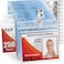 MIFFLIN MifflinUSA Horizontal Card Protector with Metal Clip and Vinyl Straps Clear 4x3 Inch 250 Pack Waterproof PVC ID Name Badge Holder with Clip