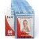MIFFLIN MifflinUSA Large L Vertical ID Badge Holders Clear 3x4 inch 50 Pack Plastic Nametag Covers with Zipper Name Tag Holder