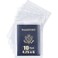 MIFFLIN MifflinUSA Passport Card Holders Clear 4x6 Inches 10 Pack Extra Large ID Name Badge Holder Zipperless Vertical Plastic Card Holders