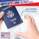 MIFFLIN MifflinUSA Passport Card Holders Clear 4x6 Inches 10 Pack Extra Large ID Name Badge Holder Zipperless Vertical Plastic Card Holders